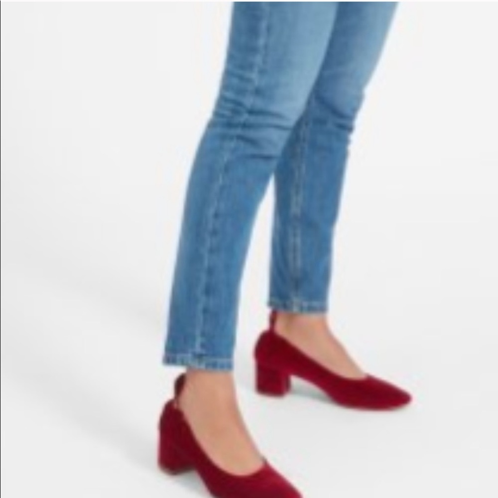 RED VELVET SHOES